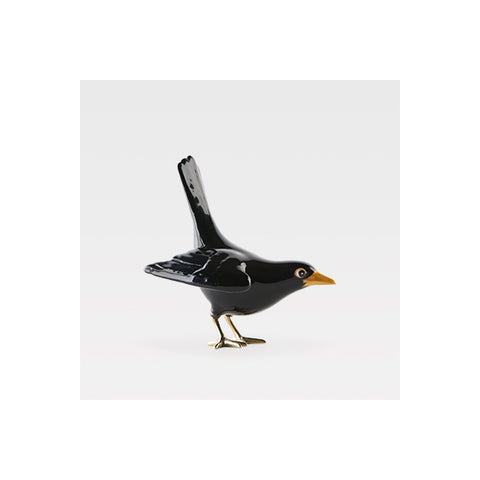 Pottery Figures | Verical Blackbird | LABORATO D'ESTORIAS