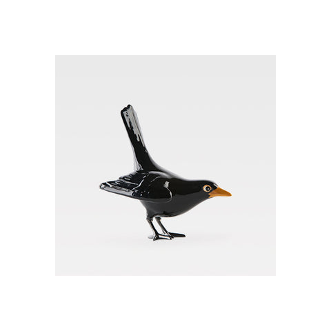 Pottery Figures | Verical Blackbird | LABORATO D'ESTORIAS