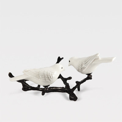 Pottery Figures | White Canaries | LABORATO D'ESTORIAS