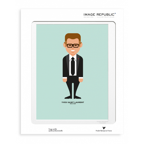 Fashion poster | Le Duo Yves Saint Laurent | Image Republic