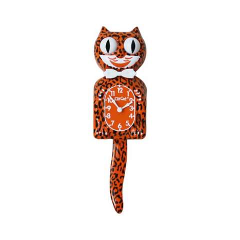 EXOTIC| LEOPARD | KIT-CAT KLOCK