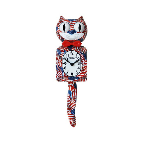 EXOTIC| PATRIOT | KIT-CAT KLOCK