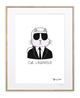 Fashion poster | Tiffany mode cat Lagerfeld| Image Republic