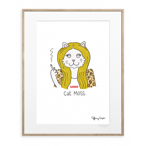 Fashion poster | Tiffany mode cat Moss| Image Republic